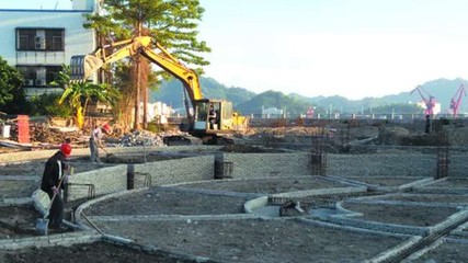 西堤公園僑批廣場建設穩步推進，樁基礎施工圓滿完成